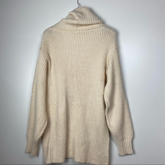 Free people eleven knit cream turtleneck sweater - Picture 7 of 9